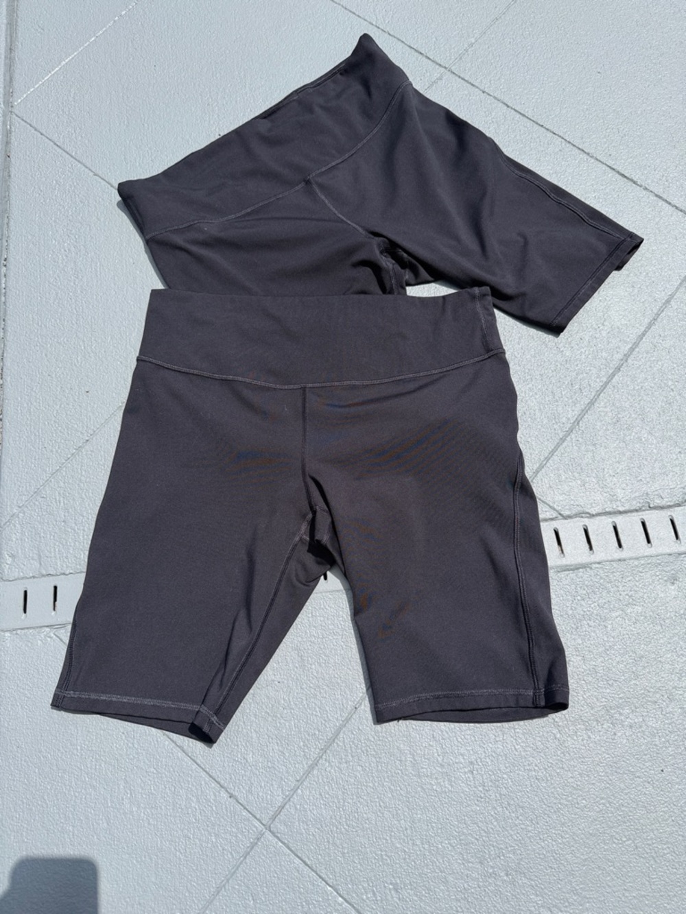 all in motion Black High-Waist Active Shorts — Twin Pack